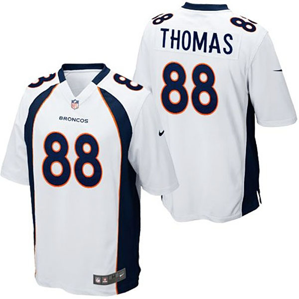 Youth Denver Broncos #88 Demaryius Thomas White Game Jersey Youth Denver Broncos #88 Demaryius Thomas White Game Jersey