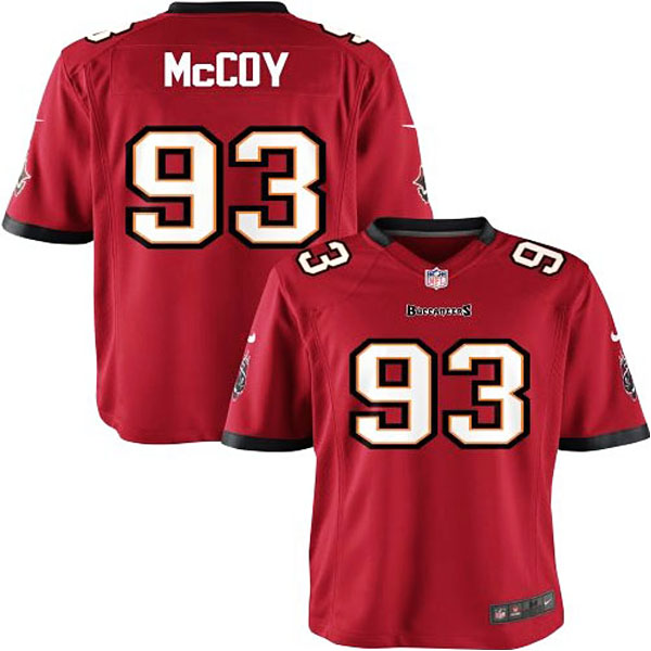 Youth Tampa Bay Buccaneers #93 Gerald McCoy Team Color Game Jersey