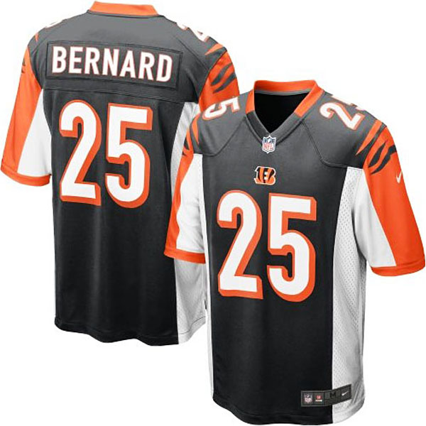 Youth Cincinnati Bengals #25 Giovani Bernard Black Limited Jersey With Super Bowl LVI Patch