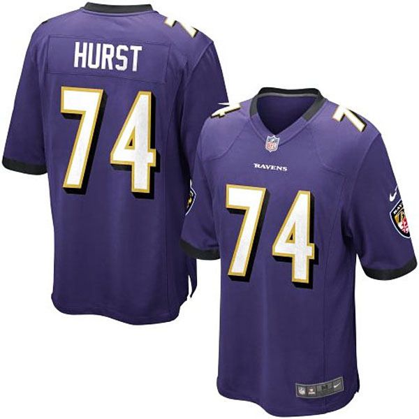 Youth Baltimore Ravens #74 James Hurst Team Color Game Jersey Youth Baltimore Ravens #74 James Hurst Team Color Game Jersey