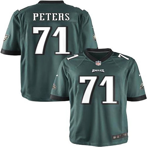 Youth Philadelphia Eagles #71 Jason Peters Team Color Game Jersey Youth Philadelphia Eagles #71 Jason Peters Team Color Game Jersey