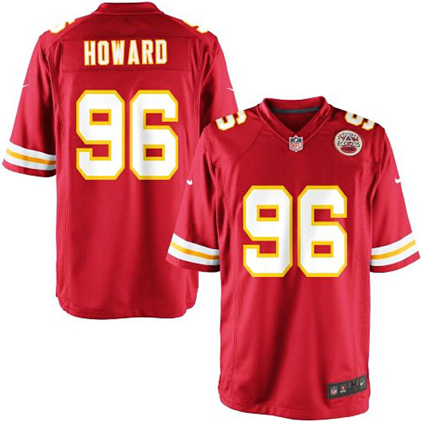 Youth Kansas City Chiefs #96 Jaye Howard Team Color Game Jersey Youth Kansas City Chiefs #96 Jaye Howard Team Color Game Jersey
