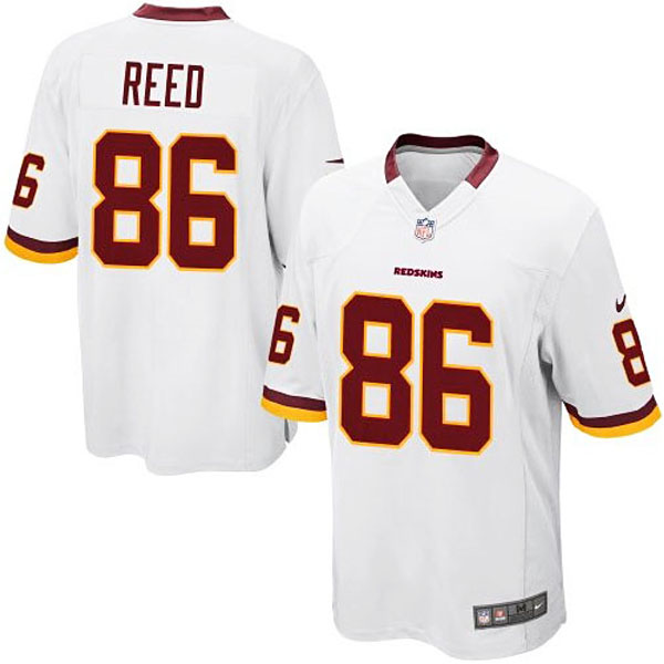 Youth Washington Redskins #86 Jordan Reed White Game Jersey Youth Washington Redskins #86 Jordan Reed White Game Jersey