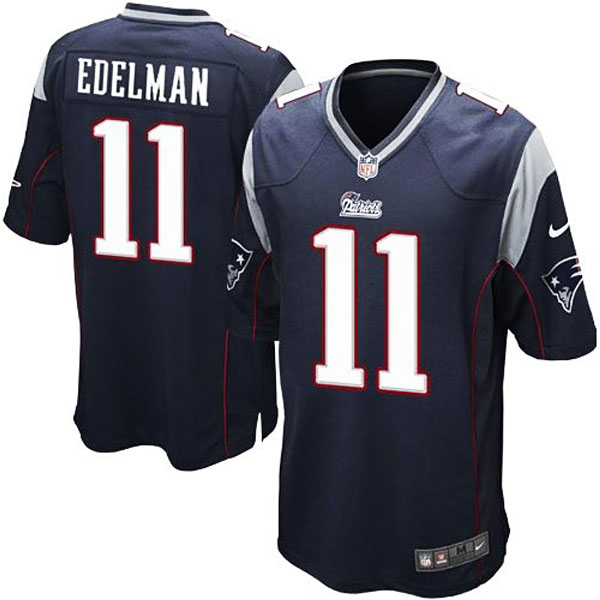 Youth New England Patriots #11 Julian Edelman Navy Blue Limited Jersey Youth New England Patriots #11 Julian Edelman Navy Blue Limited Jersey