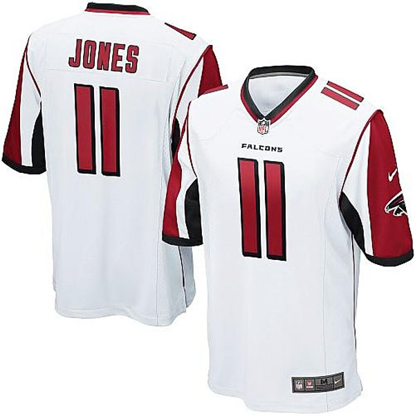 Youth Atlanta Falcons #11 Julio Jones White Game Jersey Youth Atlanta Falcons #11 Julio Jones White Game Jersey