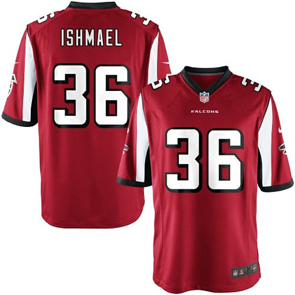 Youth Atlanta Falcons #36 Kemal Ishmael Team Color Game Jersey Youth Atlanta Falcons #36 Kemal Ishmael Team Color Game Jersey