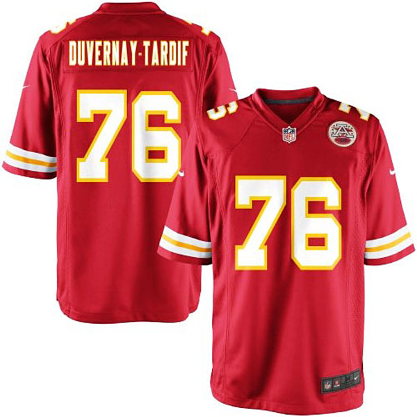Youth Kansas City Chiefs #76 Laurent Duvernay-Tardif Team Color Game Jersey