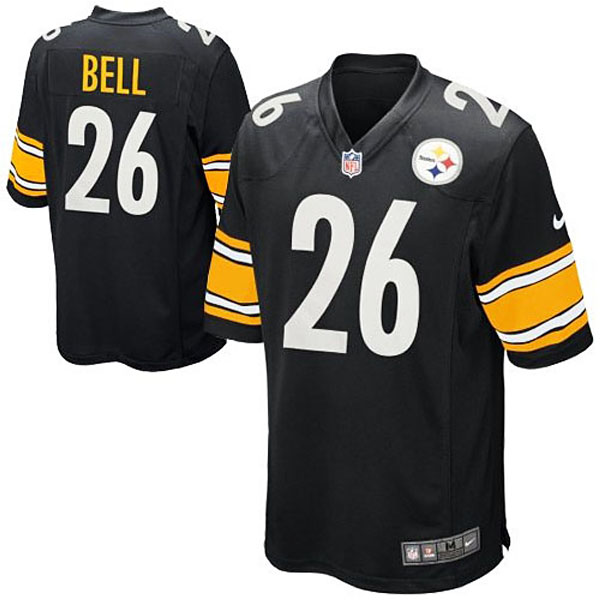 Youth Pittsburgh Steelers #26 Le'Veon Bell Black Team Color Game Jersey Youth Pittsburgh Steelers #26 Le'Veon Bell Black Team Color Game Jersey