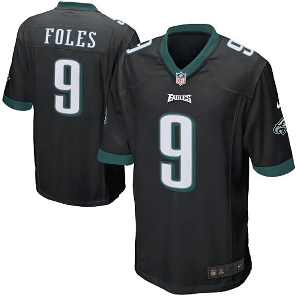 Youth Philadelphia Eagles #9 Nick Foles Black Alternate Game Jersey Youth Philadelphia Eagles #9 Nick Foles Black Alternate Game Jersey
