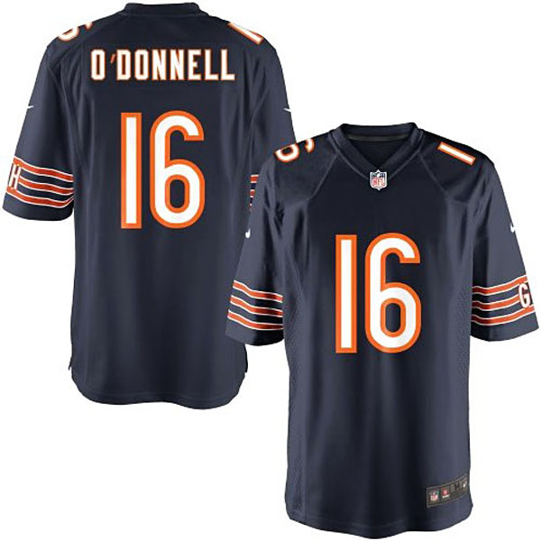 Youth Chicago Bears #16 Pat O''Donnell Team Color Game Jersey