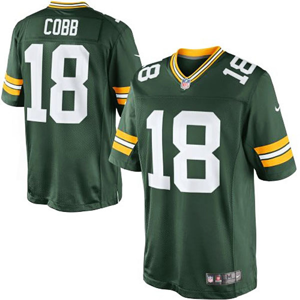 Youth Green Bay Packers #18 Randall Cobb Green Limited Jersey Youth Green Bay Packers #18 Randall Cobb Green Limited Jersey