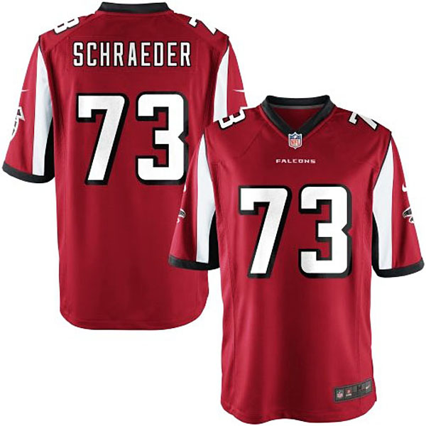 Youth Atlanta Falcons #73 Ryan Schraeder Team Color Game Jersey Youth Atlanta Falcons #73 Ryan Schraeder Team Color Game Jersey