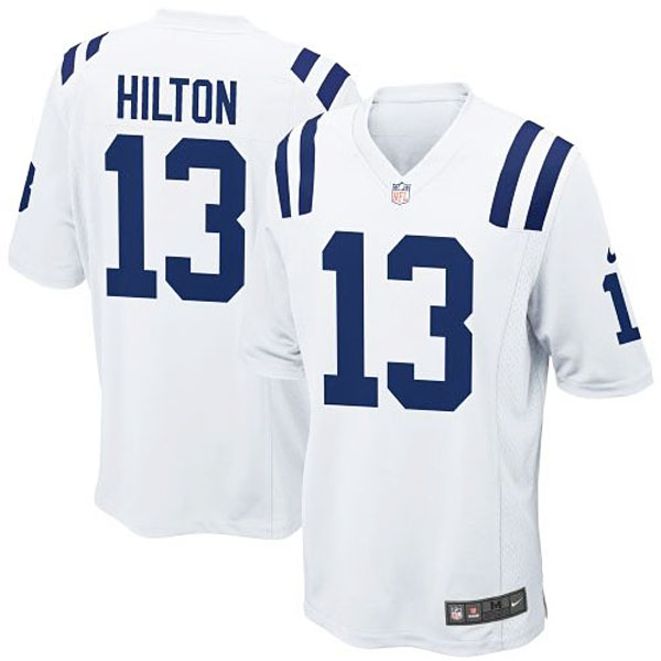 Youth Indianapolis Colts #13 TY Hilton White Game Jersey Youth Indianapolis Colts #13 TY Hilton White Game Jersey
