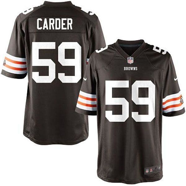 Youth Cleveland Browns #59 Tank Carder Team Color Game Jersey Youth Cleveland Browns #59 Tank Carder Team Color Game Jersey