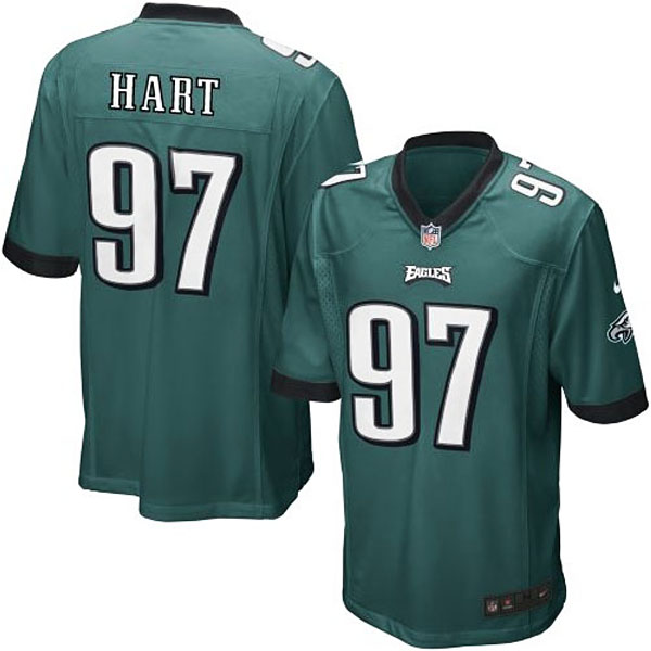 Youth Philadelphia Eagles #97 Taylor Hart Team Color Game Jersey