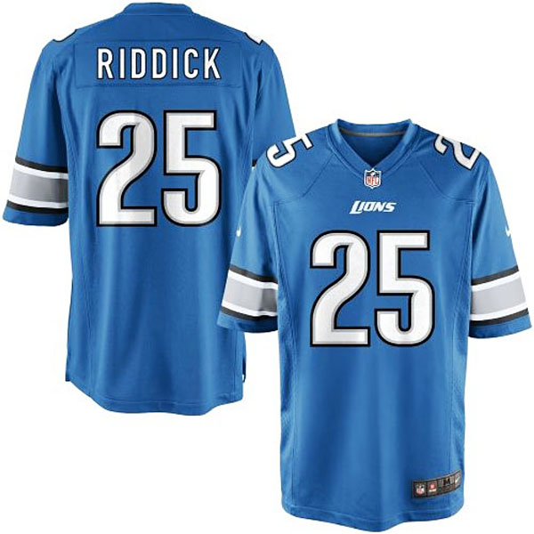 Youth Detroit Lions #25 Theo Riddick Team Color Game Jersey Youth Detroit Lions #25 Theo Riddick Team Color Game Jersey