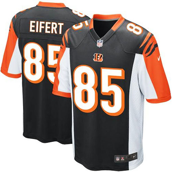 Youth Cincinnati Bengals #85 Tyler Eifert Black Team Color Game Jersey Youth Cincinnati Bengals #85 Tyler Eifert Black Team Color Game Jersey