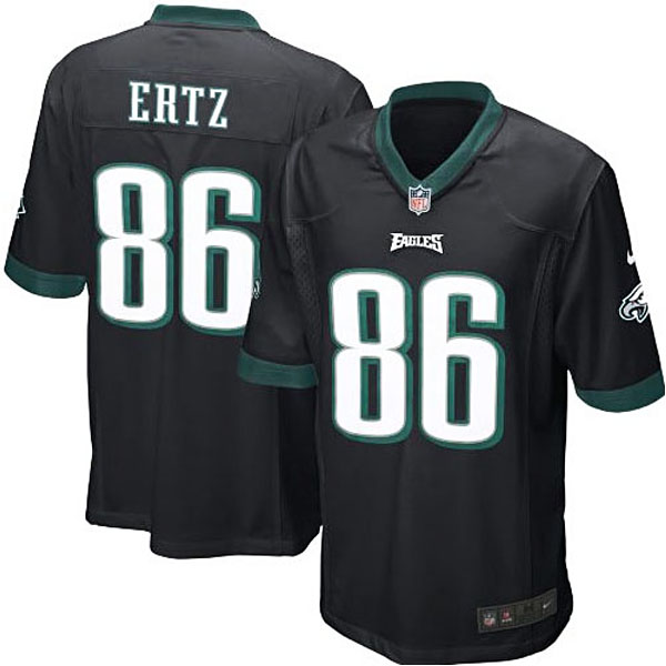 Philadelphia Eagles #86 Zach Ertz Black Alternate Game Jersey Philadelphia Eagles #86 Zach Ertz Black Alternate Game Jersey