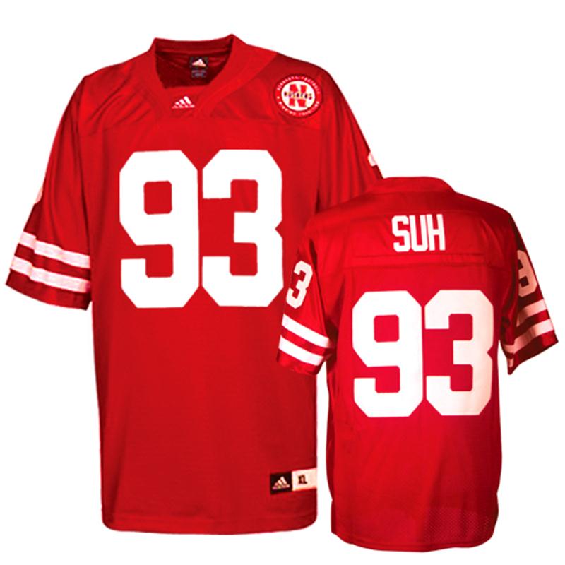 Nebraska Cornhuskers #93 Ndamukong Suh Red College Football Jersey Nebraska Cornhuskers #93 Ndamukong Suh Red College Football Jersey