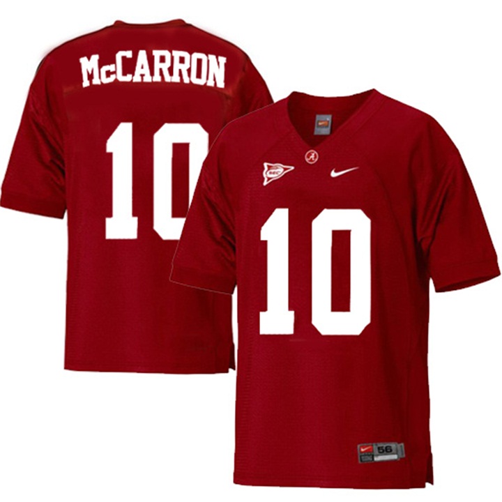 Alabama Crimson Tide #10 AJ McCarron Red Sec College Football Jersey Alabama Crimson Tide #10 AJ McCarron Red Sec College Football Jersey