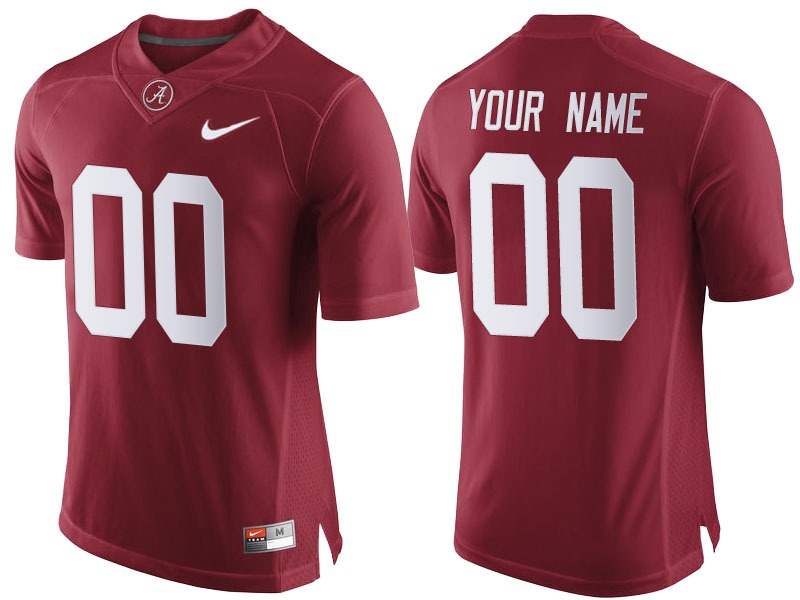 Alabama Crimson Tide Crimson Limited Custom College Football Jersey