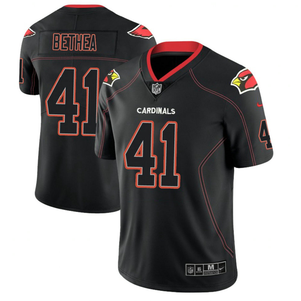 Arizona Cardinals #41 Antoine Bethea 2018 Lights Out Color Rush Limited Black Jersey
