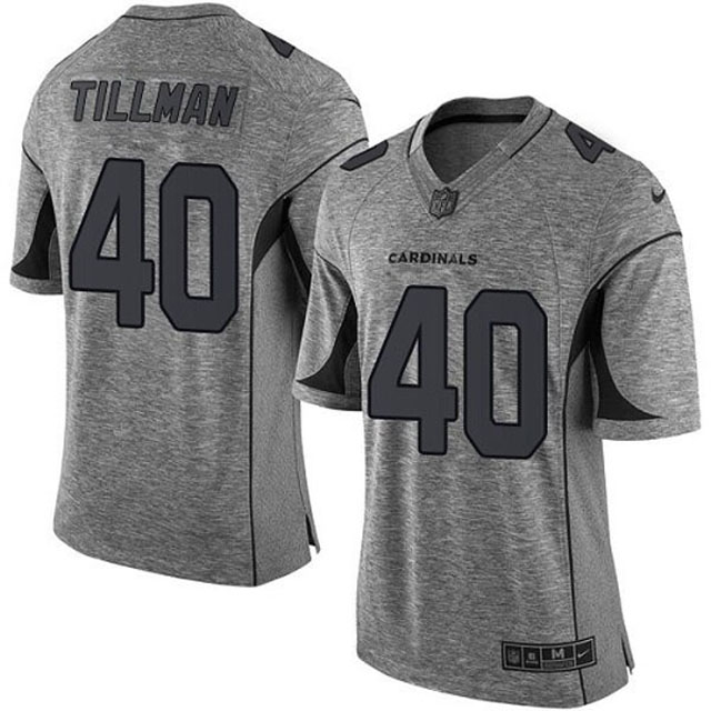 Arizona Cardinals #40 Pat Tillman Gray Gridiron Limited Jersey