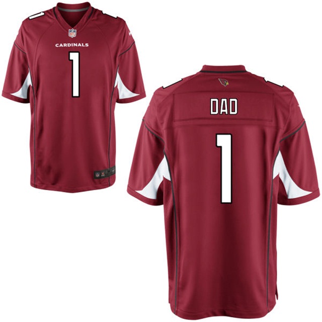Arizona Cardinals Cardinal #1 Dad Jersey - Father's Day