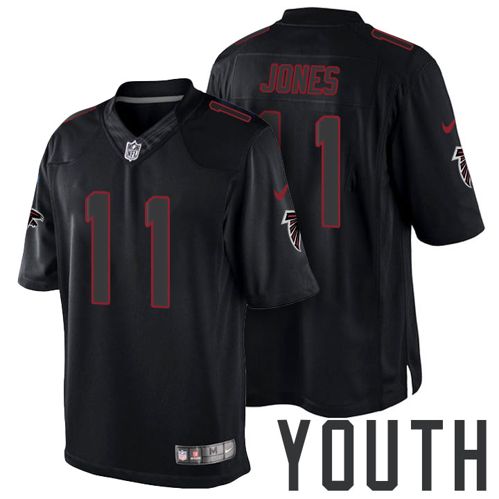 Youth Arizona Falcons #11 Julio Jones Black Impact Limited Jersey Youth Arizona Falcons #11 Julio Jones Black Impact Limited Jersey