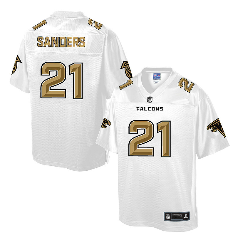Atlanta Falcons #21 Deion Sanders White Pro Line Fashion Jersey Atlanta Falcons #21 Deion Sanders White Pro Line Fashion Jersey