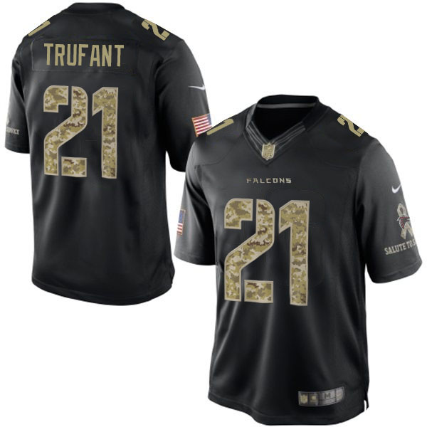 Atlanta Falcons #21 Desmond Trufant Salute To Service Black Jersey Atlanta Falcons #21 Desmond Trufant Salute To Service Black Jersey