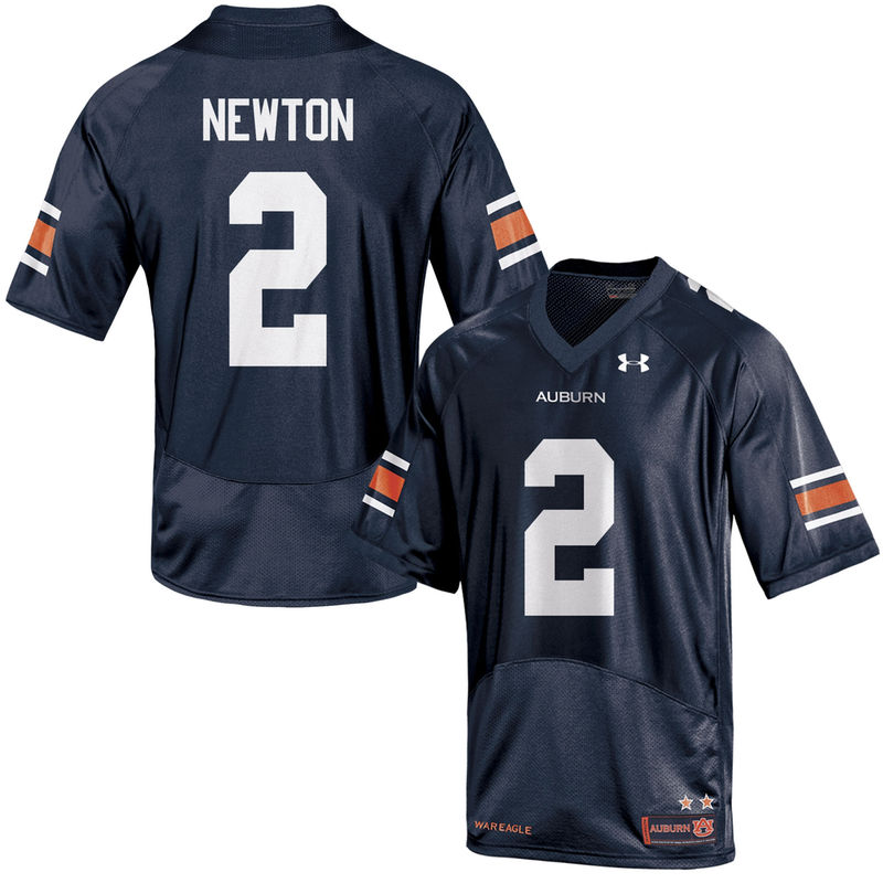 Auburn Tigers #2 Cam Newton Navy Game College Football Jersey