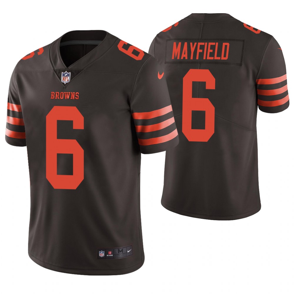 Cleveland Browns #6 Baker Mayfield Brown Vapor Untouchable Limited Player Jersey Cleveland Browns #6 Baker Mayfield Brown Vapor Untouchable Limited Player Jersey