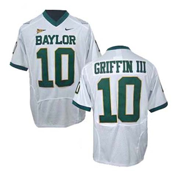 Baylor Bears #10 Robert Griffin III White College Football Jersey Baylor Bears #10 Robert Griffin III White College Football Jersey