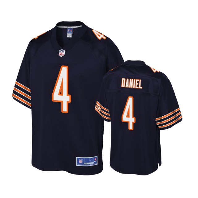 Chicago Bears #4 Chase Daniel Navy Player Pro Line Jersey
