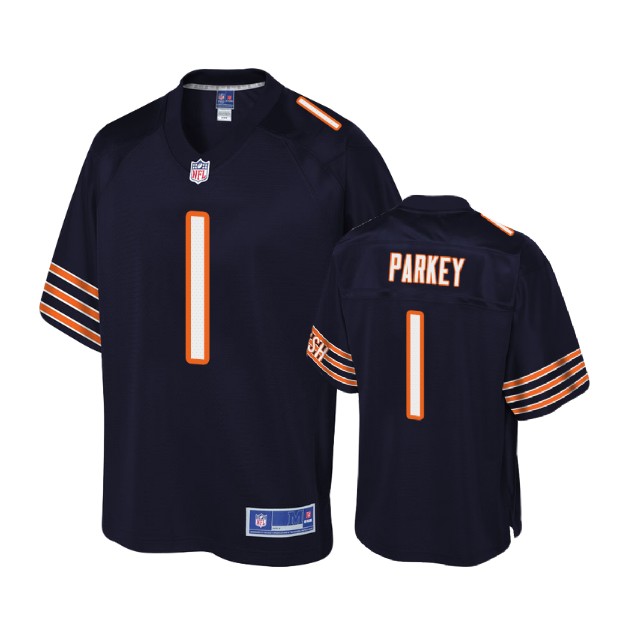 Youth Chicago Bears #1 Cody Parkey Navy Player Pro Line Jersey