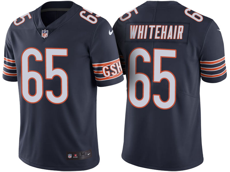 Chicago Bears #65 Cody Whitehair Navy Vapor Untouchable Color Rush Limited Jersey