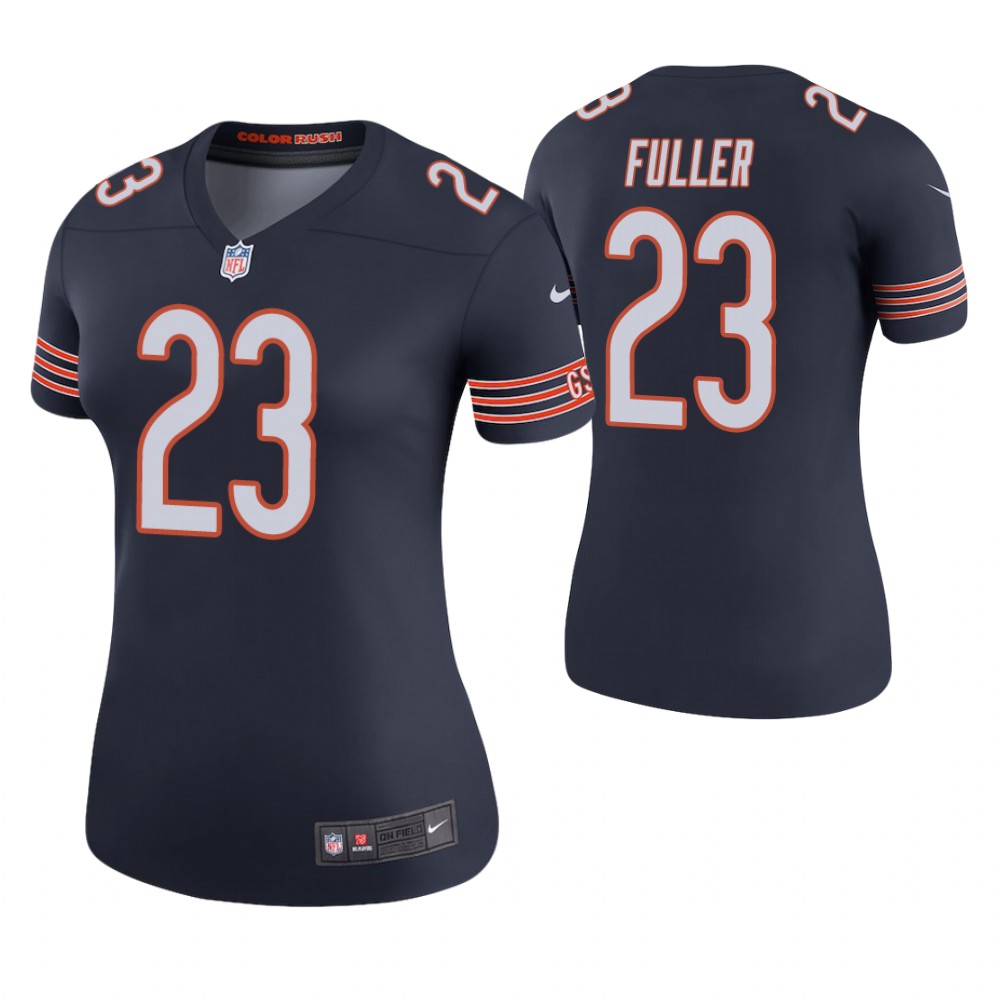 Women Chicago Bears #23 Kyle Fuller Navy Color Rush Legend Jersey