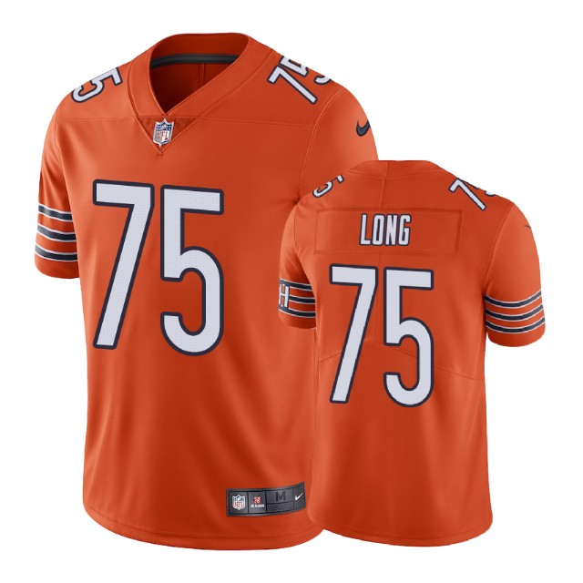 Chicago Bears #75 Kyle Long Orange Player Alternate Vapor Untouchable Limited Jersey Chicago Bears #75 Kyle Long Orange Player Alternate Vapor Untouchable Limited Jersey
