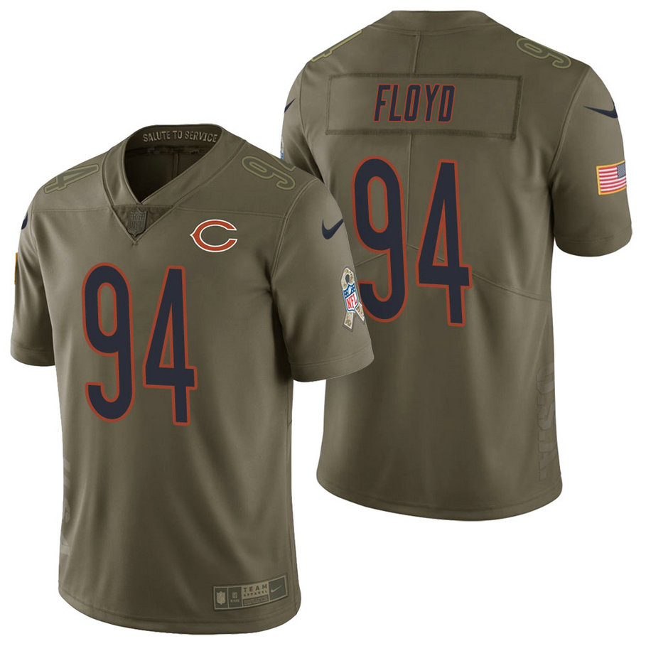Chicago Bears #94 Leonard Floyd Olive 2017 Salute to Service Limited Jersey Chicago Bears #94 Leonard Floyd Olive 2017 Salute to Service Limited Jersey
