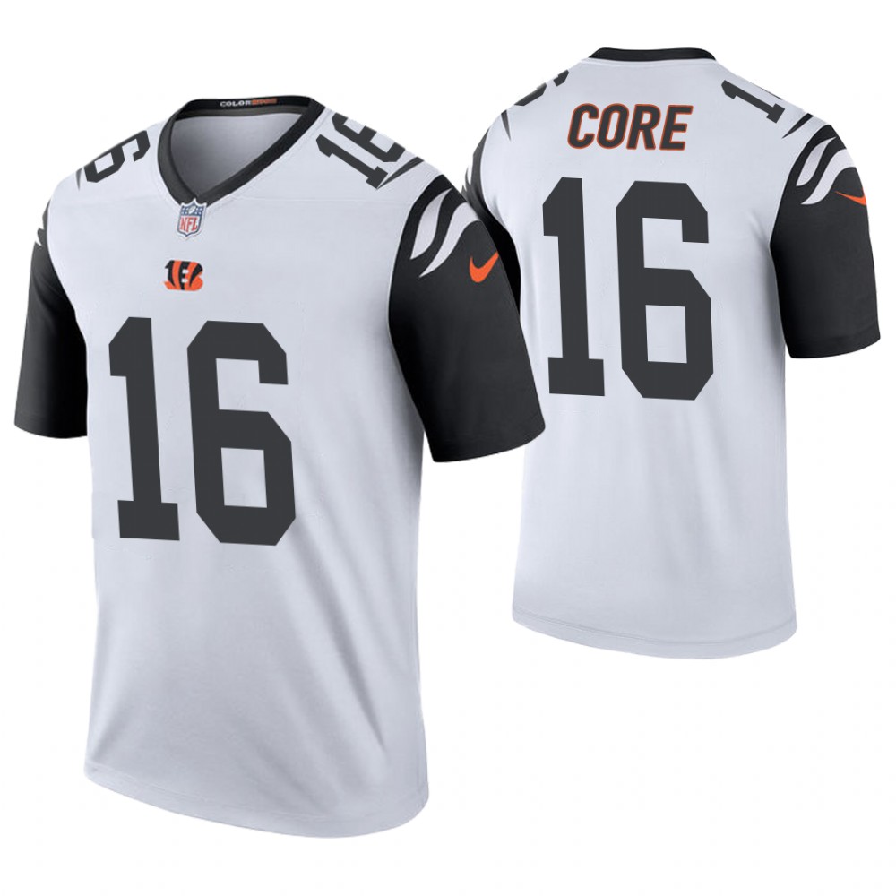 Cincinnati Bengals #16 Cody Core White Color Rush Legend Jersey With Super Bowl LVI Patch Cincinnati Bengals #16 Cody Core White Color Rush Legend Jersey With Super Bowl LVI Patch