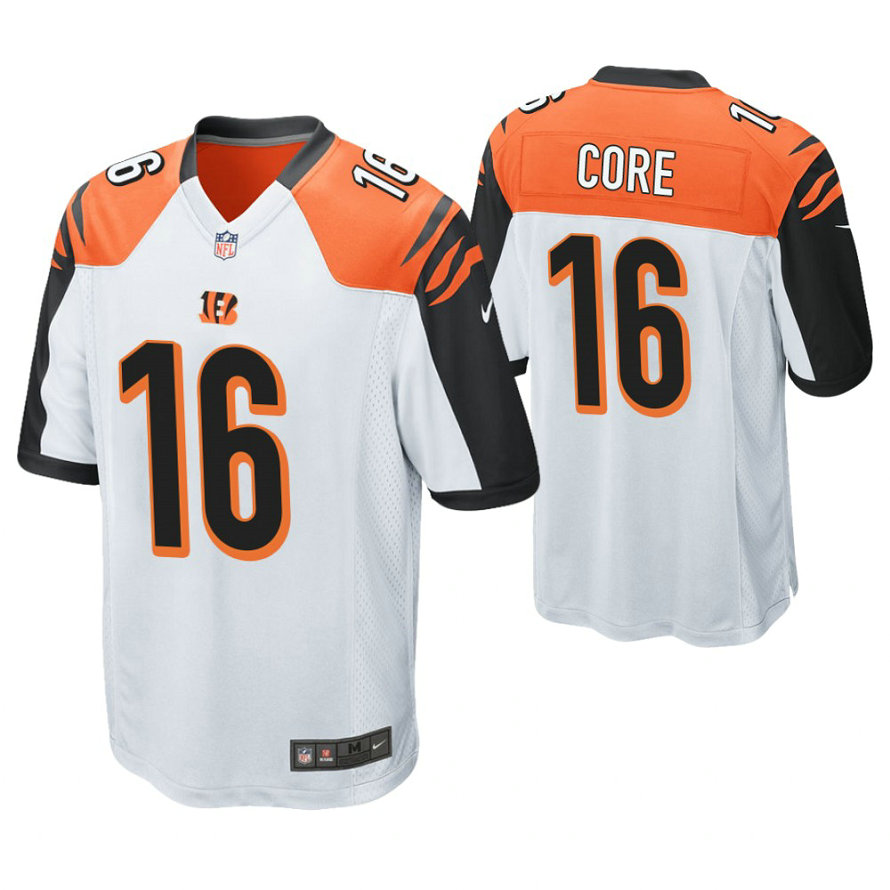 Cincinnati Bengals #16 Cody Core White Game Jersey With Super Bowl LVI Patch Cincinnati Bengals #16 Cody Core White Game Jersey With Super Bowl LVI Patch