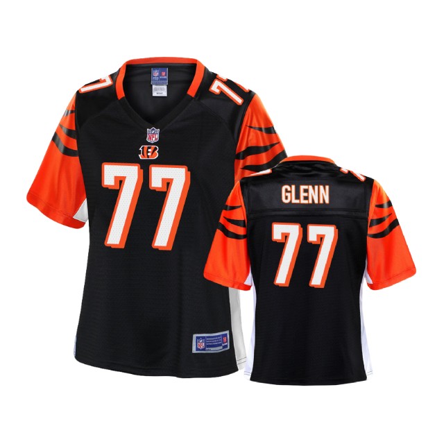 Women Cincinnati Bengals #77 Cordy Glenn Black Player Pro Line Jersey With Super Bowl LVI Patch Women Cincinnati Bengals #77 Cordy Glenn Black Player Pro Line Jersey With Super Bowl LVI Patch