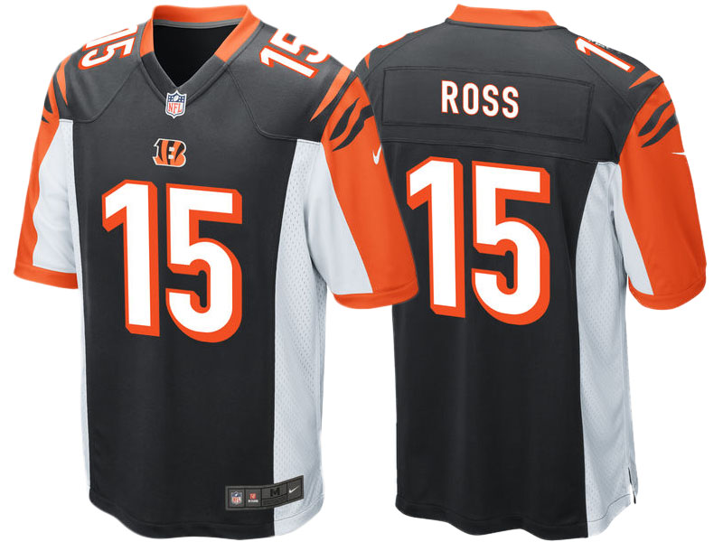 Cincinnati Bengals John Ross Black 2017 Draft Pick Game Jersey Cincinnati Bengals John Ross Black 2017 Draft Pick Game Jersey