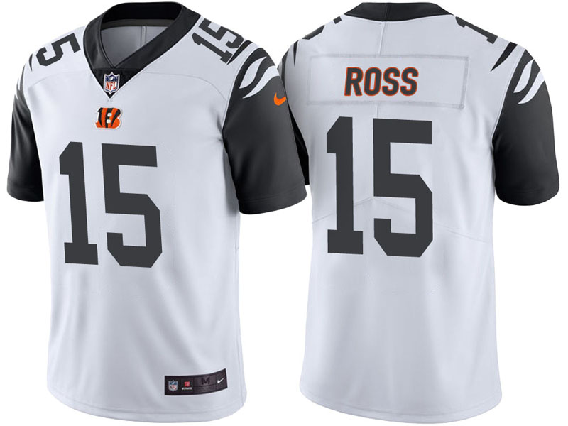 Cincinnati Bengals #15 John Ross White Color Rush Limited Jersey Cincinnati Bengals #15 John Ross White Color Rush Limited Jersey