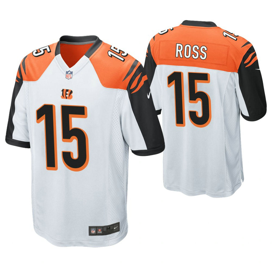Cincinnati Bengals #15 John Ross White Game Jersey Cincinnati Bengals #15 John Ross White Game Jersey