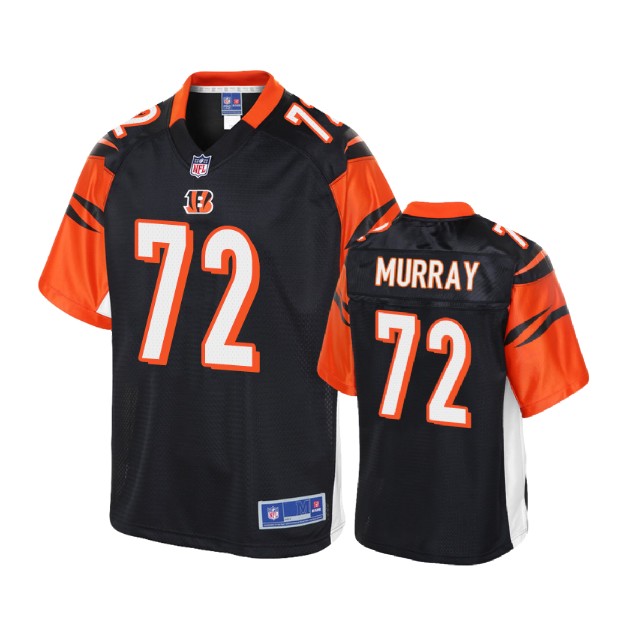 Youth Cincinnati Bengals #72 Justin Murray Black Player Pro Line Jersey With Super Bowl LVI Patch