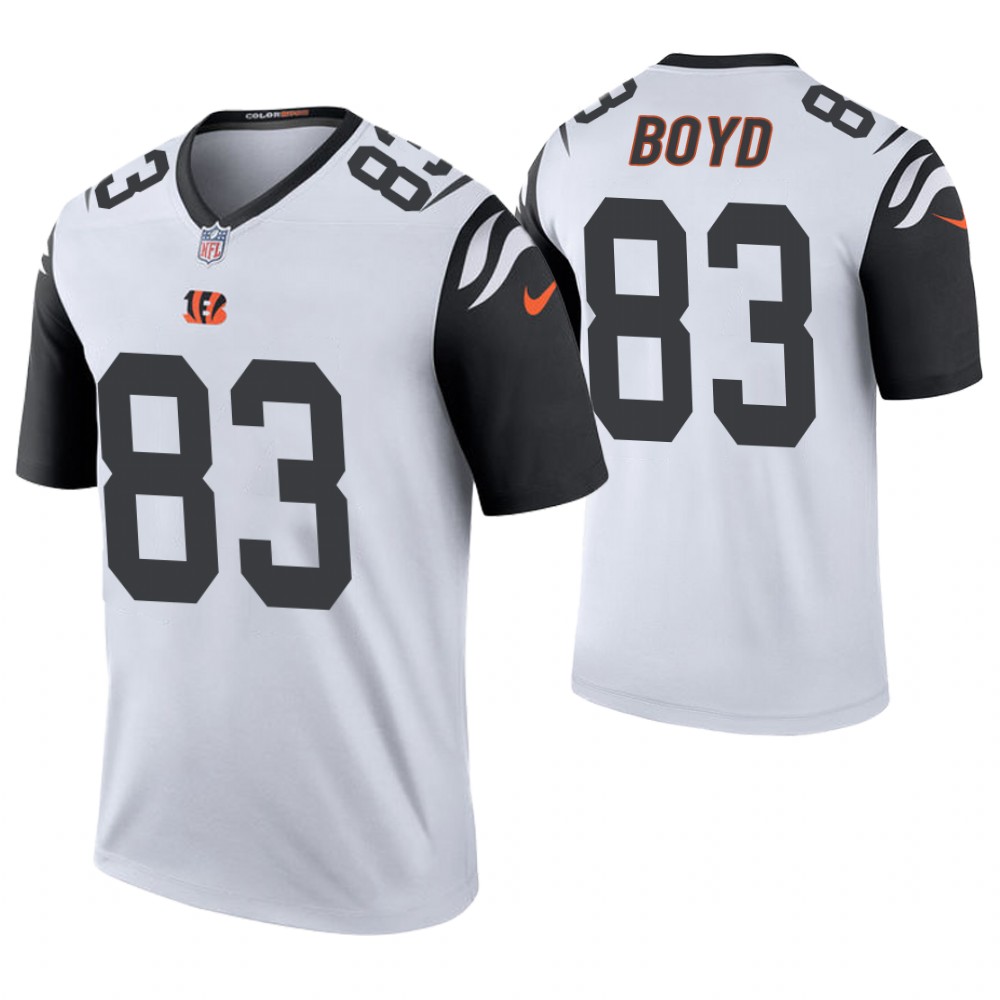 Cincinnati Bengals #83 Tyler Boyd White Color Rush Legend Jersey Cincinnati Bengals #83 Tyler Boyd White Color Rush Legend Jersey