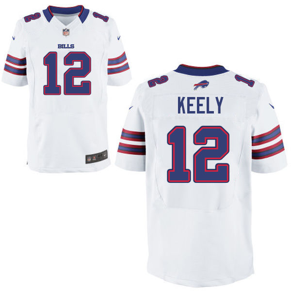 Buffalo Bills #12 Jim Kelly White Elite Jersey Buffalo Bills #12 Jim Kelly White Elite Jersey