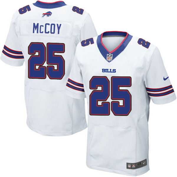 Buffalo Bills #25 LeSean McCoy Elite White Football Jersey Buffalo Bills #25 LeSean McCoy Elite White Football Jersey